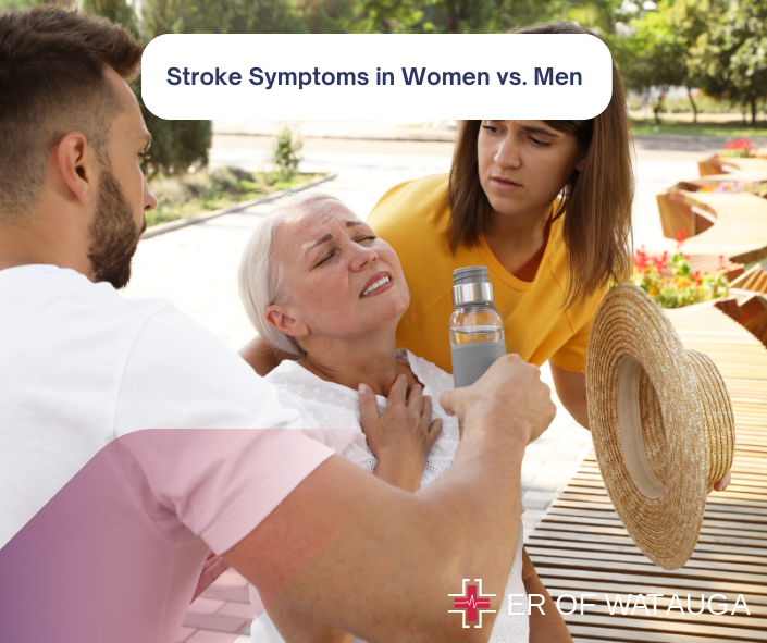 Stroke Symptoms in Women vs. Men ER of Watauga