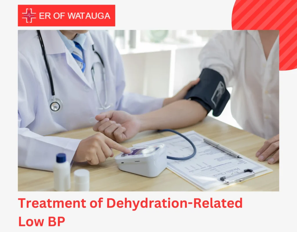 Treatment of Dehydration-Related Low BP