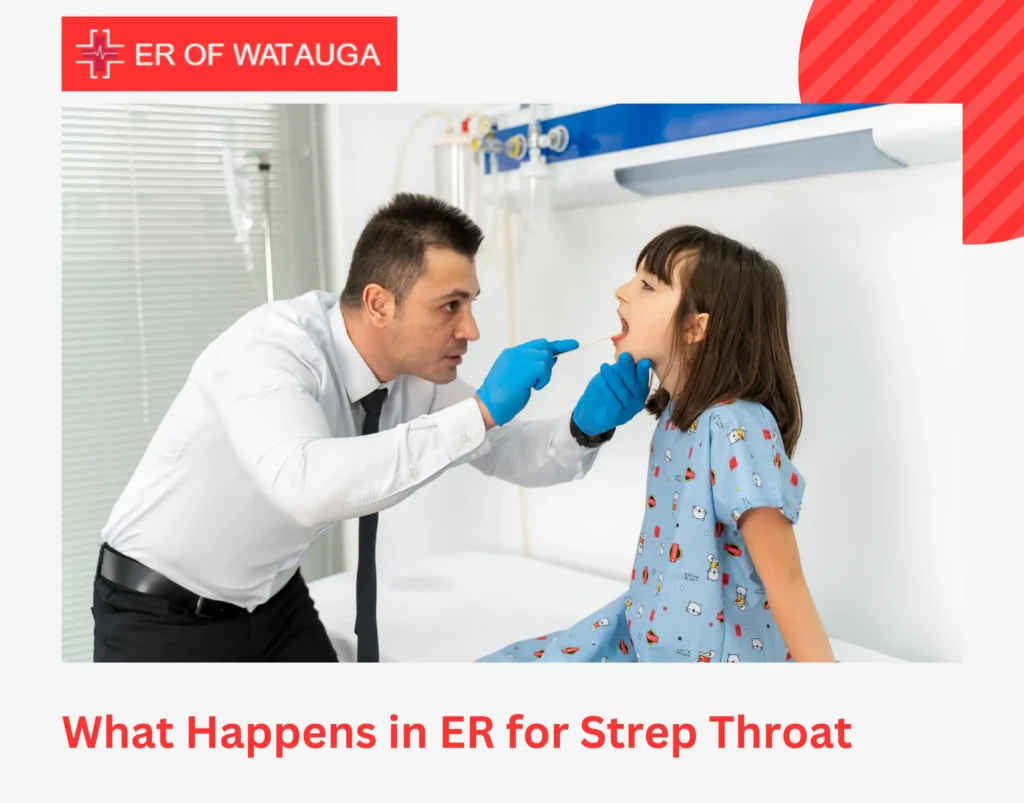 What Happens in ER for Strep Throat