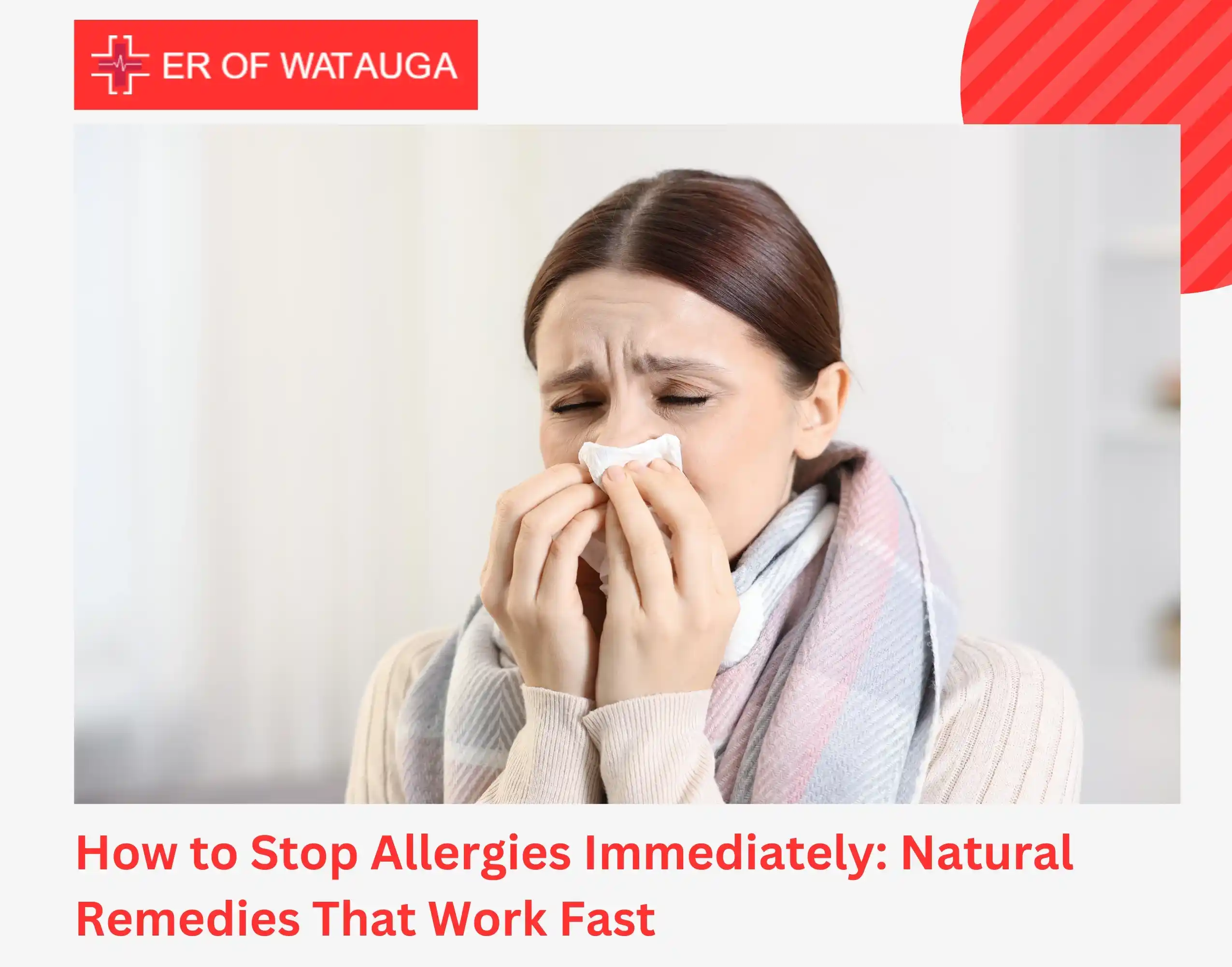 How to Stop Allergies Immediately Natural Remedies That Work Fast