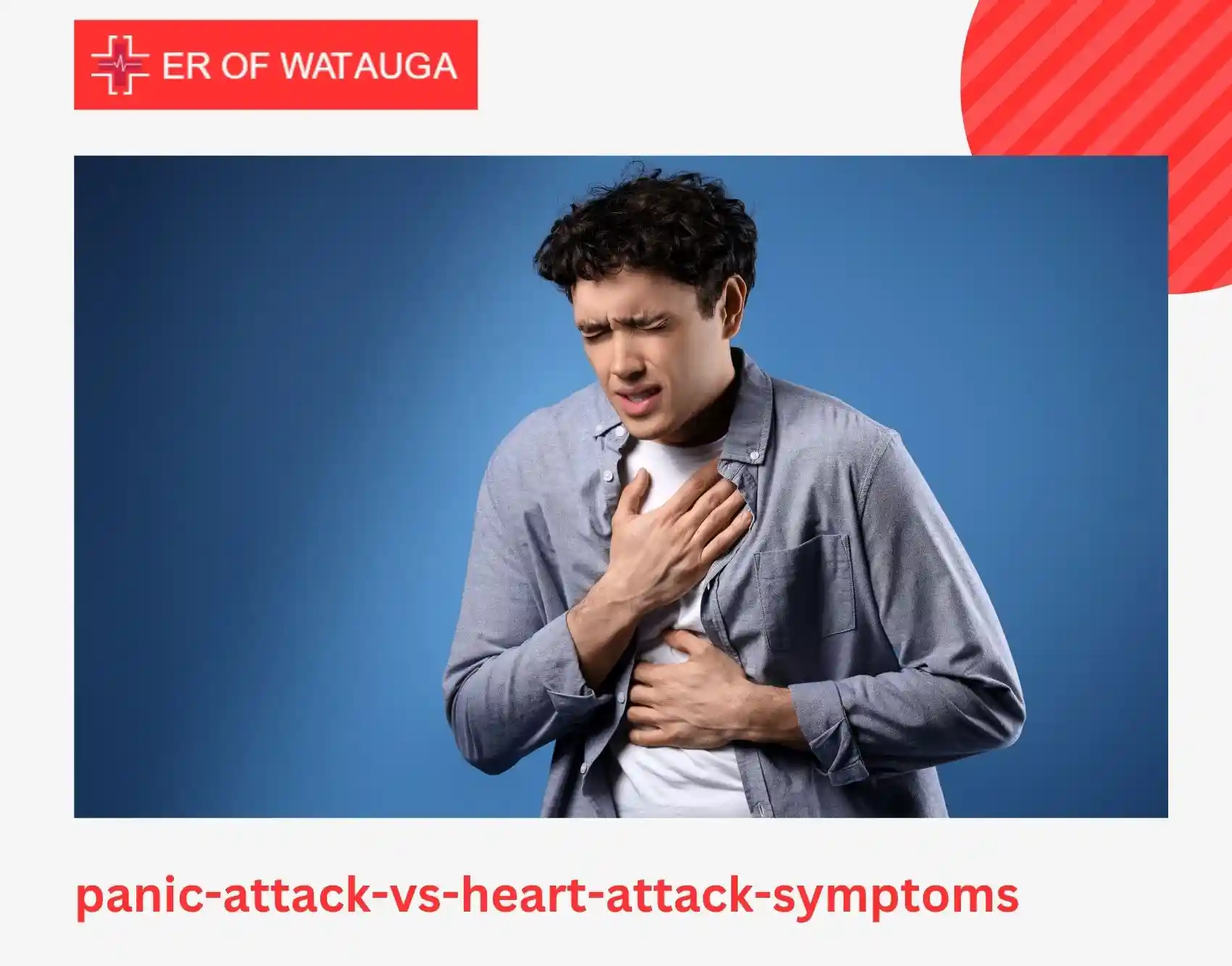 Patient discussing severe chest pain and anxiety symptoms with an ER doctor at ER of Watauga